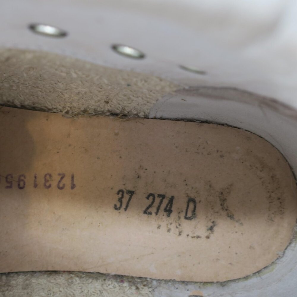 Golden Goose Mid Star Gold Glitter Midstar LE Sneakers Women 37 7M Made in Italy - Picture 14 of 15